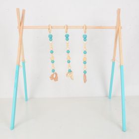 Children's Clothes Shop Hanger Pole Decoration Craft Toys (Option: Green bottom large)