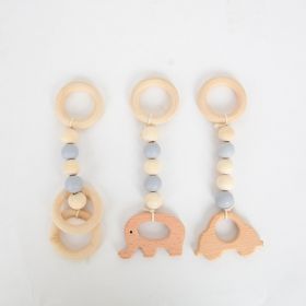 Children's Clothes Shop Hanger Pole Decoration Craft Toys (Option: Small beaded grey)