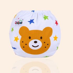 Adjustable Button Print Diaper Baby Supplies (Option: A)