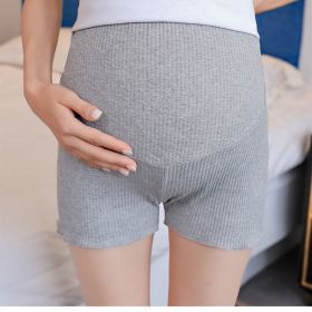 Maternity Wear,Leggings, Low-Waist Shorts, All-Match Safety Pants, Pregnant Women'S Belly Lift Pants (Option: 908 light grey-M)