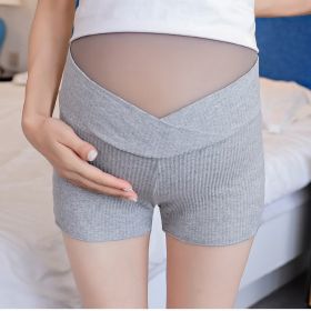 Maternity Wear,Leggings, Low-Waist Shorts, All-Match Safety Pants, Pregnant Women'S Belly Lift Pants (Option: 907apricot-M)