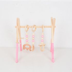 Children's Clothes Shop Hanger Pole Decoration Craft Toys (Option: Pink bottom small size)