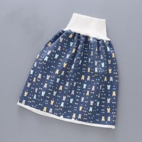 Baby leak-proof bed wetting skirt (Option: Bear-Skirt-M)