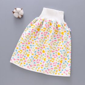 Baby leak-proof bed wetting skirt (Option: Music-Skirt-L)