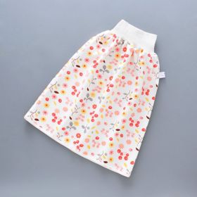 Baby leak-proof bed wetting skirt (Option: Cherry-Skirt-L)