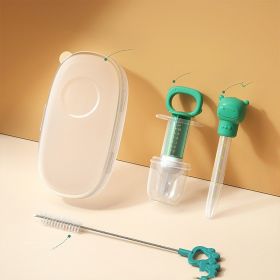 Medicine Feeder New Baby Anti-choking Dropper Type (Option: Green-A)