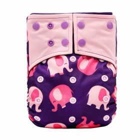 Baby washable leak-proof bamboo charcoal pocket cloth diapers (Option: P10)