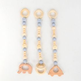 Children's Clothes Shop Hanger Pole Decoration Craft Toys (Option: Large gray string beads)