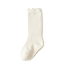 Spring And Autumn Thin Section Months Newborn Baby Socks In Autumn And Winter (Option: White-XS)