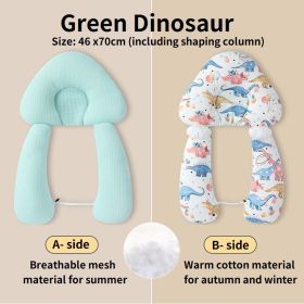 Infant Corrective Shaping Breathable Pillow (Option: Green Planet with column)