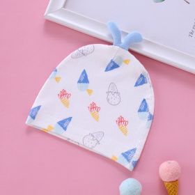 Summer Boneless Soft Cotton Baby Halogen Door Cap (Option: Ice cream monolayer)