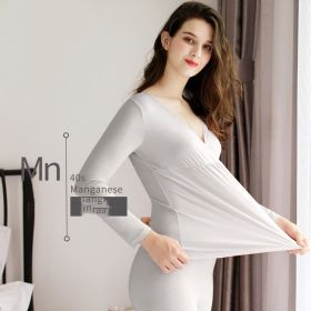 Single piece of autumn clothing for pregnant women (Option: Grey-XXL)