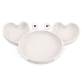 Silicone Split Cutlery Crab Plate For Infants (Option: Y23Color)