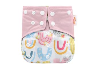 Western Style Digital Printing Bamboo Charcoal Diapers (Option: GF35)
