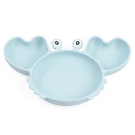 Silicone Split Cutlery Crab Plate For Infants (Option: Y5Color)
