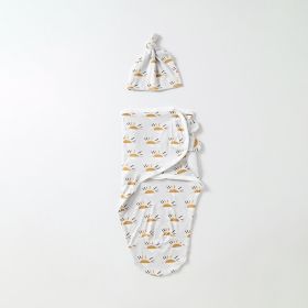 Baby Swaddling Scarf With Hat Suit (Option: Small sun)