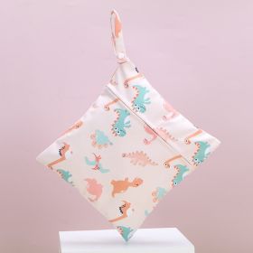 Baby Waterproof Diaper Storage Bag (Option: Dinosaur World)